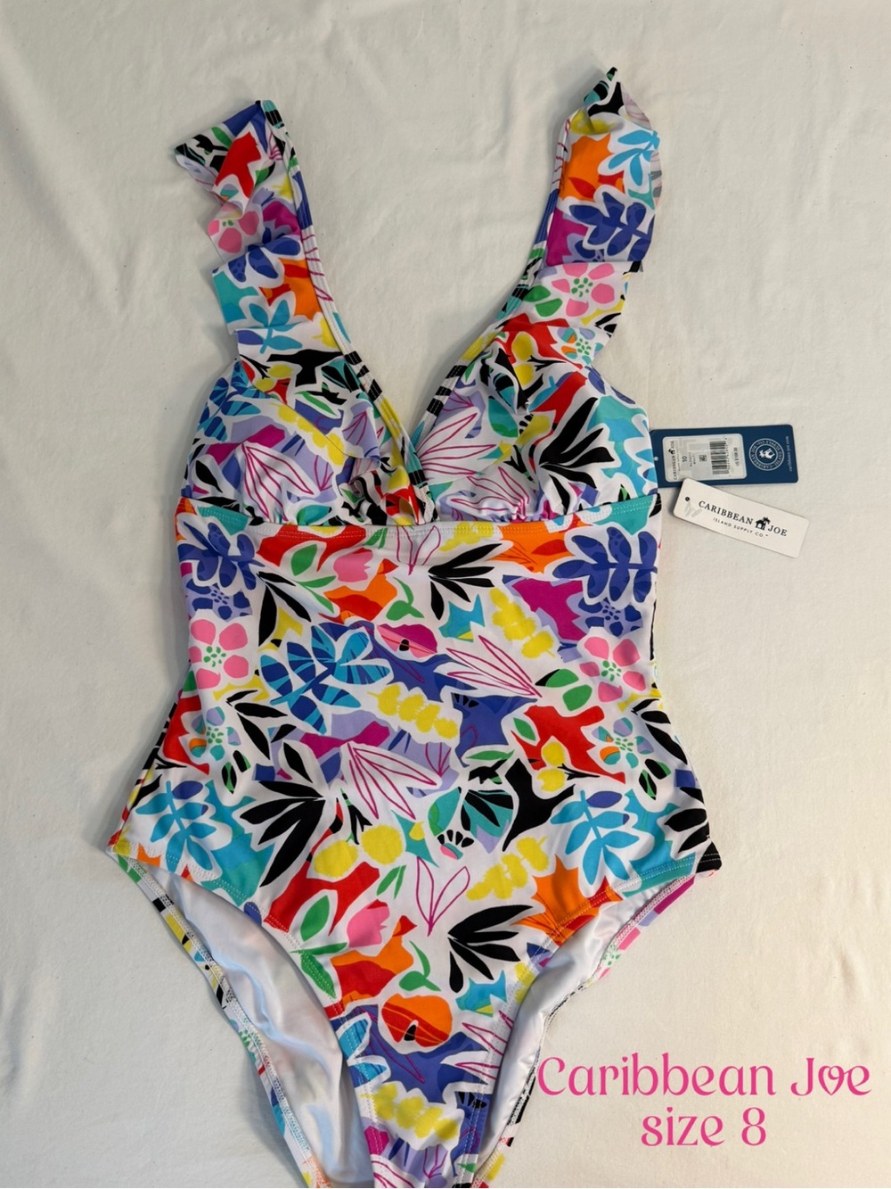 Caribbean Joe Woman’s One-piece Swimsuit size 10